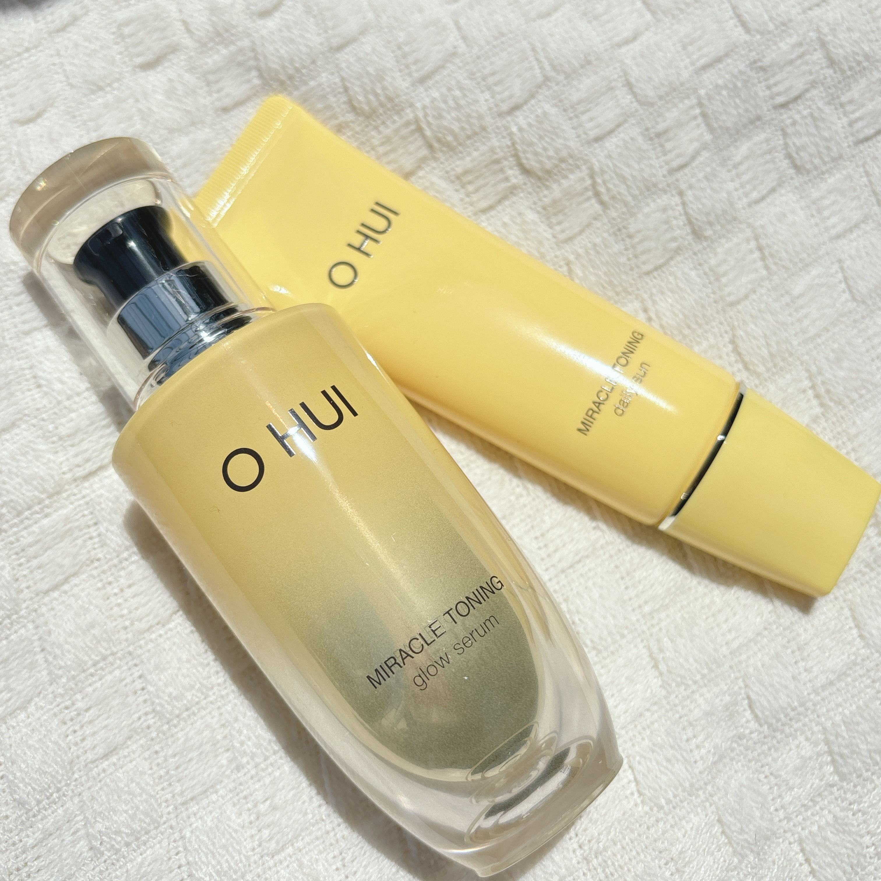 ミラクルトーニング グローセラム/OHUI/美容液を使ったクチコミ（2枚目）