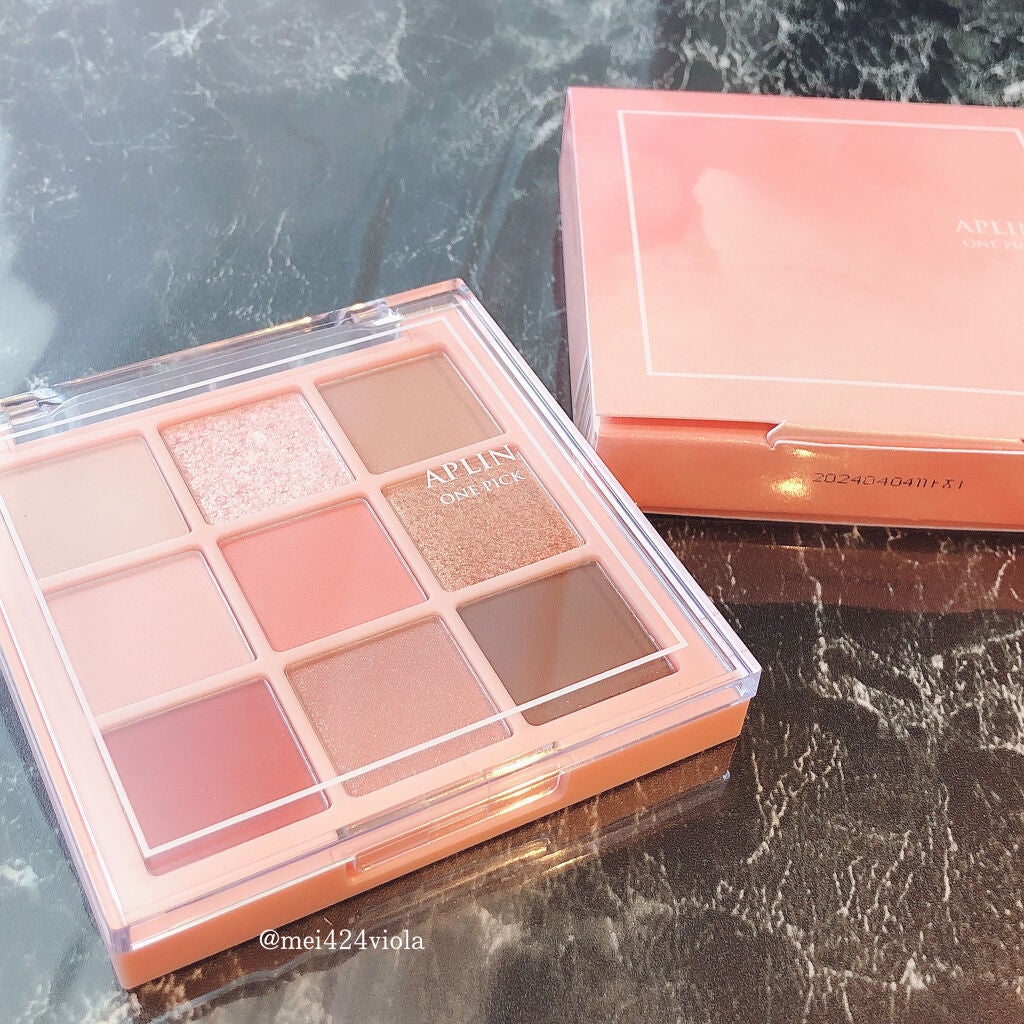 ワンピックアイシャドウパレット/APLIN/アイシャドウパレットを使ったクチコミ(10枚目)
