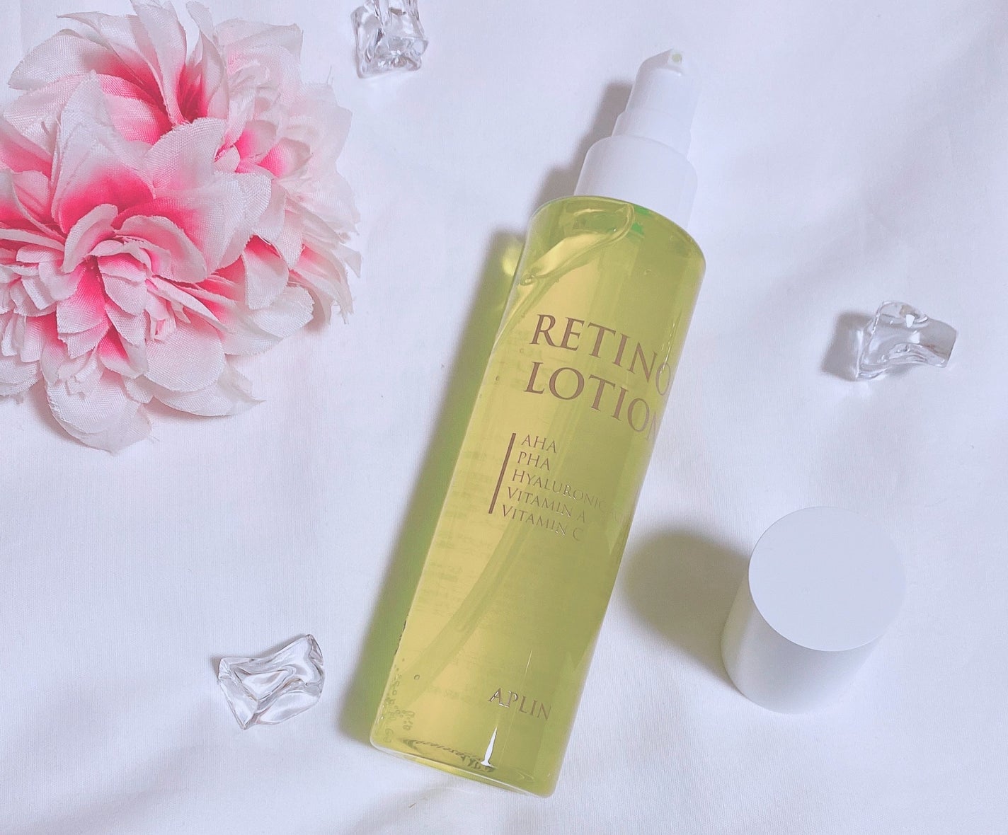 レチノールトナー/APLIN/ミスト状化粧水を使ったクチコミ(3枚目)