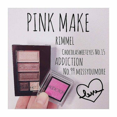 
💄 PINK MAKE 💋

日中は暖かい日が増えてきたので、春を先取りしてピンクメイクをしてみました♩¨̮
2枚目に目元、3枚目にアイシャドウの色味をスウォッチした写真を載せてあります\( ･ω･)