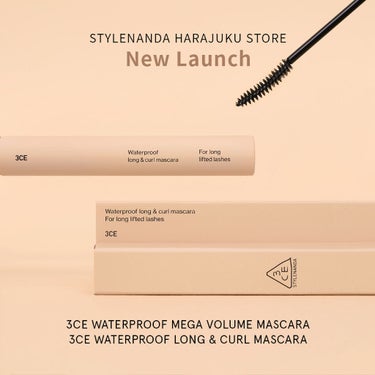 3CE WATERPROOF MEGA VOLUME MASCARA #BLACK/3CE/マスカラを使ったクチコミ（1枚目）