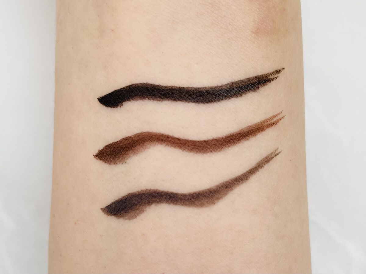 ウォンジョンヨ ドローイングライナー 01 リアルブラック/Wonjungyo/リキッドアイライナーを使ったクチコミ（3枚目）