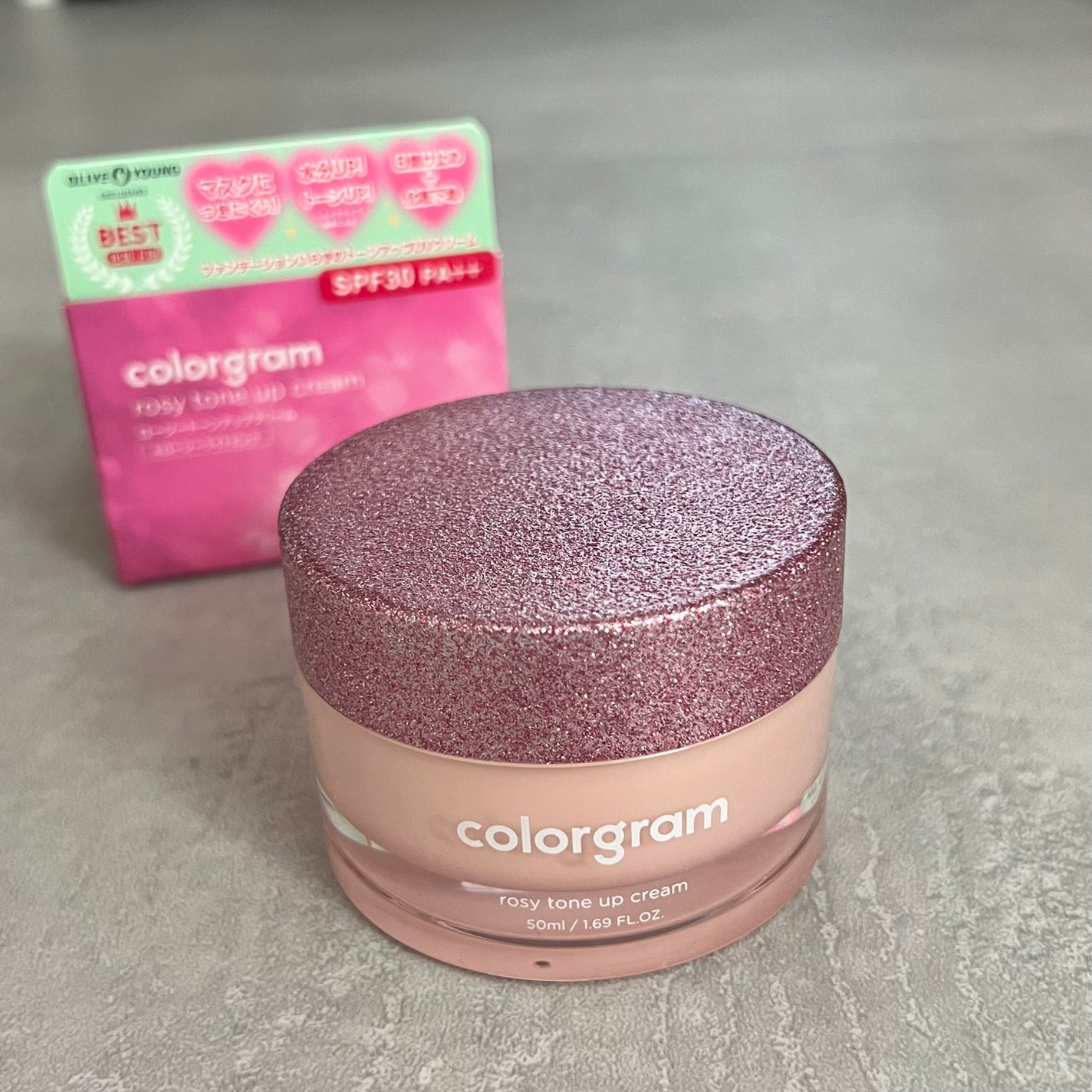 あゆミン on LIPS 「日本限定商品!ColorgramロージートーンアップクリームS..」(1枚目)