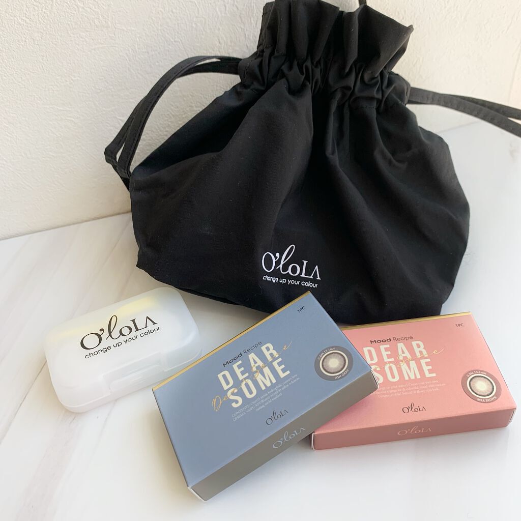 ディアサム(DearSome)/OLOLA/カラーコンタクトレンズを使ったクチコミ（3枚目）