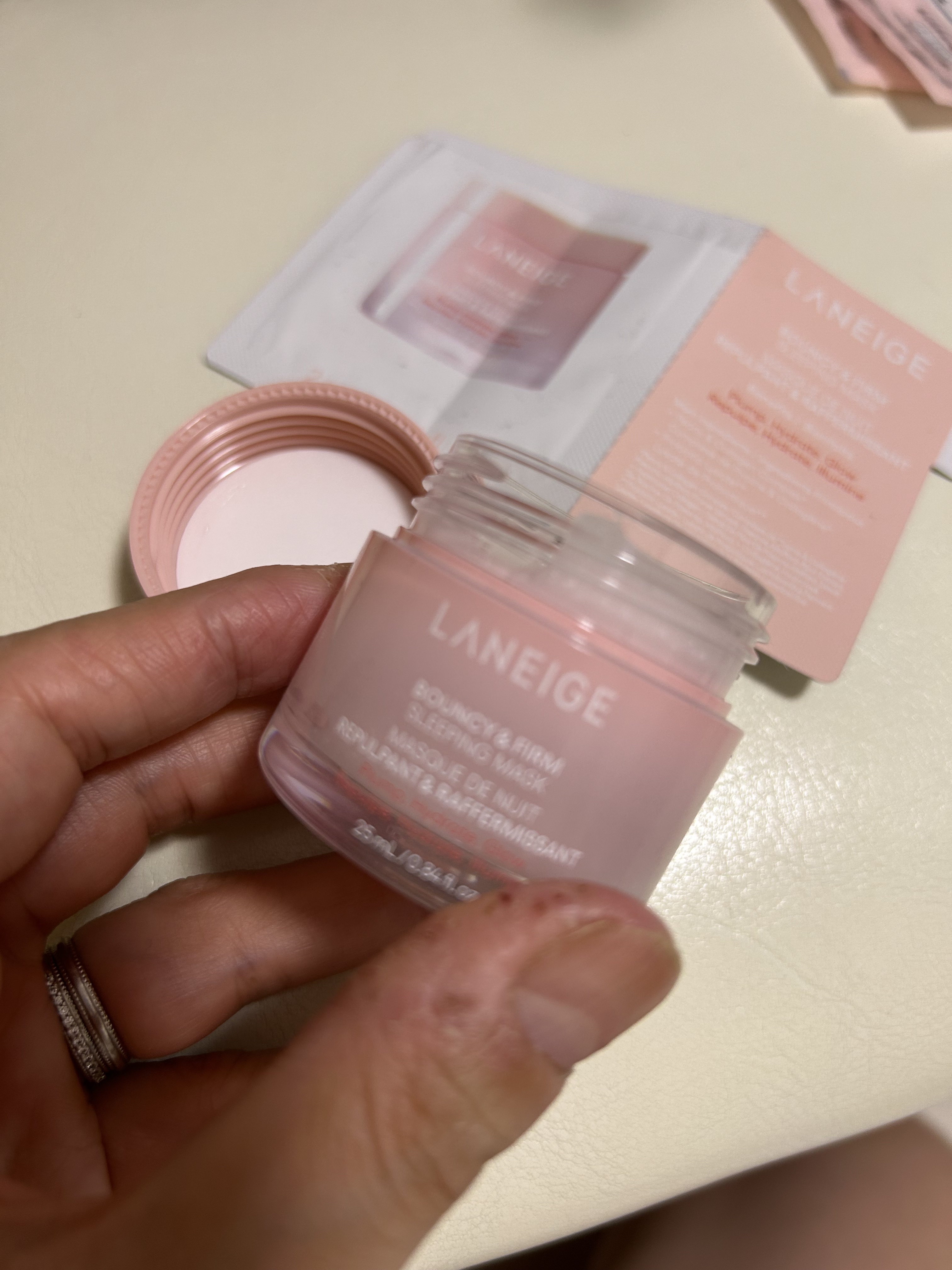 ウォータースリーピングマスク/LANEIGE/フェイスクリームを使ったクチコミ（1枚目）
