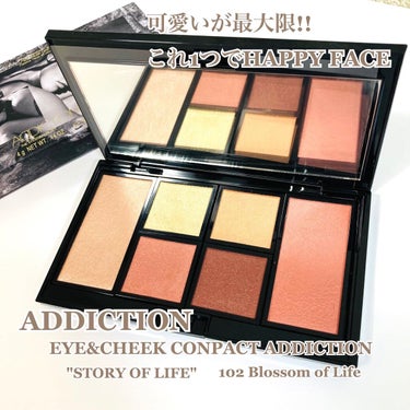 アイ ＆ チーク コンパクトアディクション “ストーリー オブ ライフ” 101 Blossom of Life/ADDICTION/アイシャドウパレットを使ったクチコミ（1枚目）