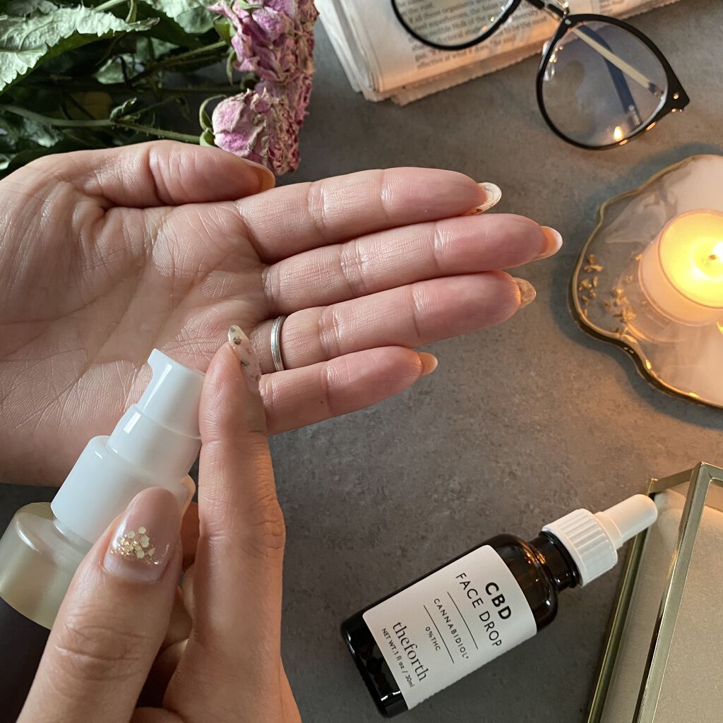 CBDフェイスドロップ/ザフォース/フェイスオイルを使ったクチコミ（3枚目）