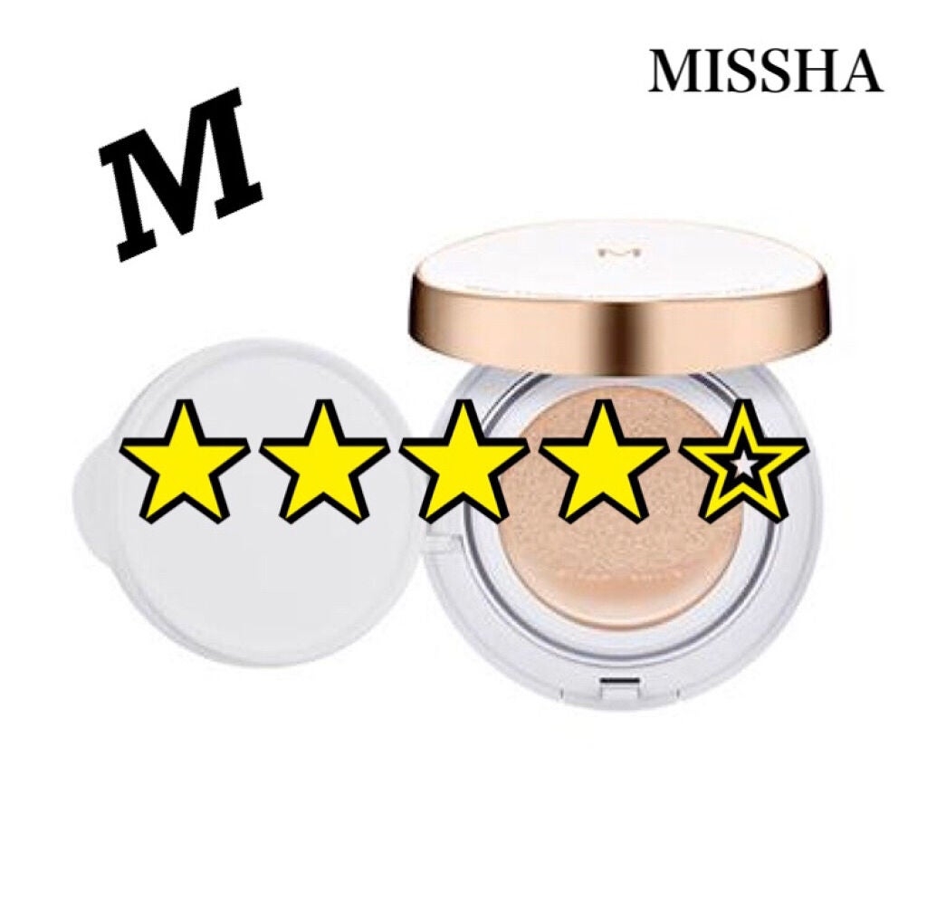 M クッションファンデーション(マット)/MISSHA/クッションファンデーションを使ったクチコミ(1枚目)