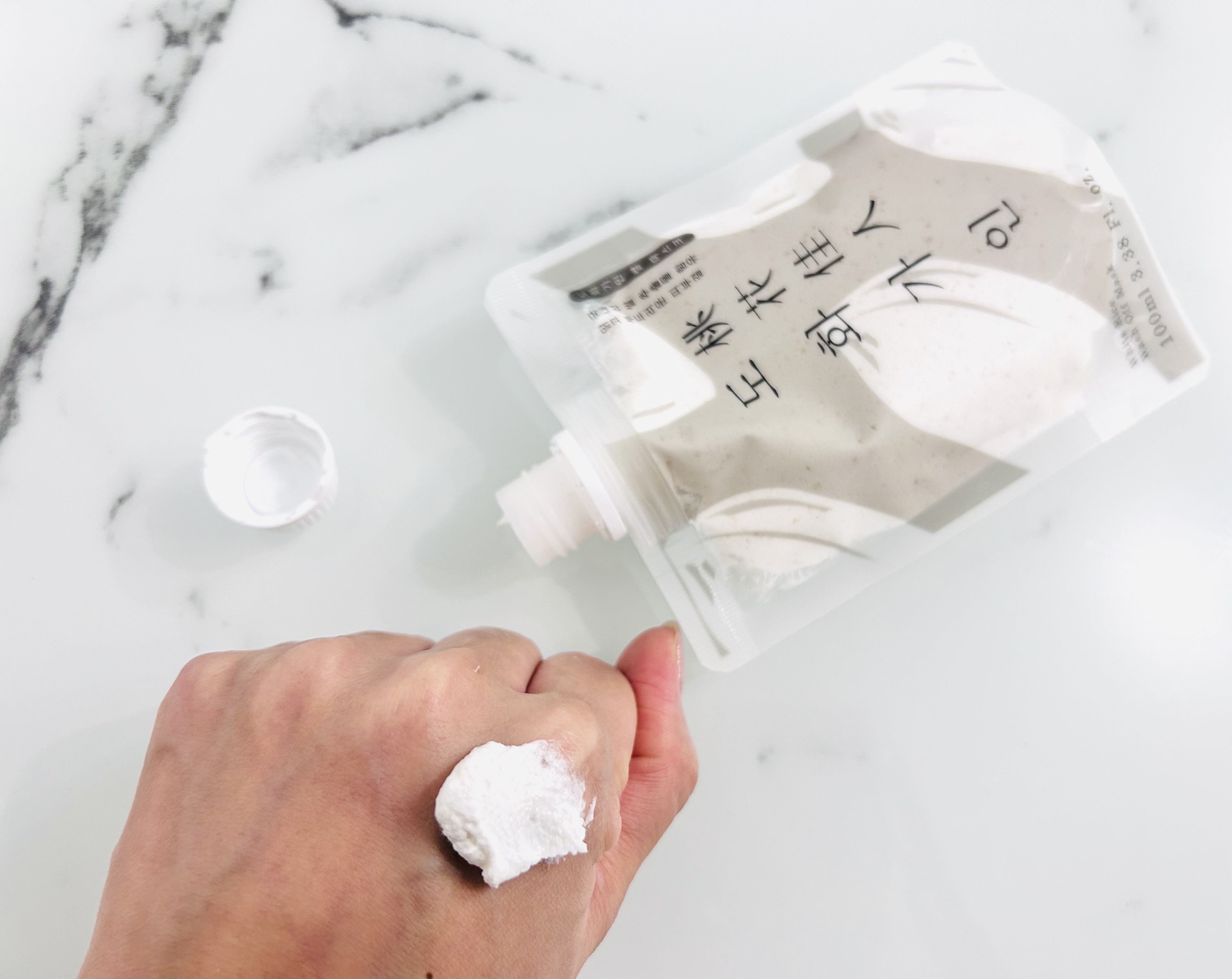 米マスクパック/桃花佳人/スクラブ・ゴマージュを使ったクチコミ（2枚目）