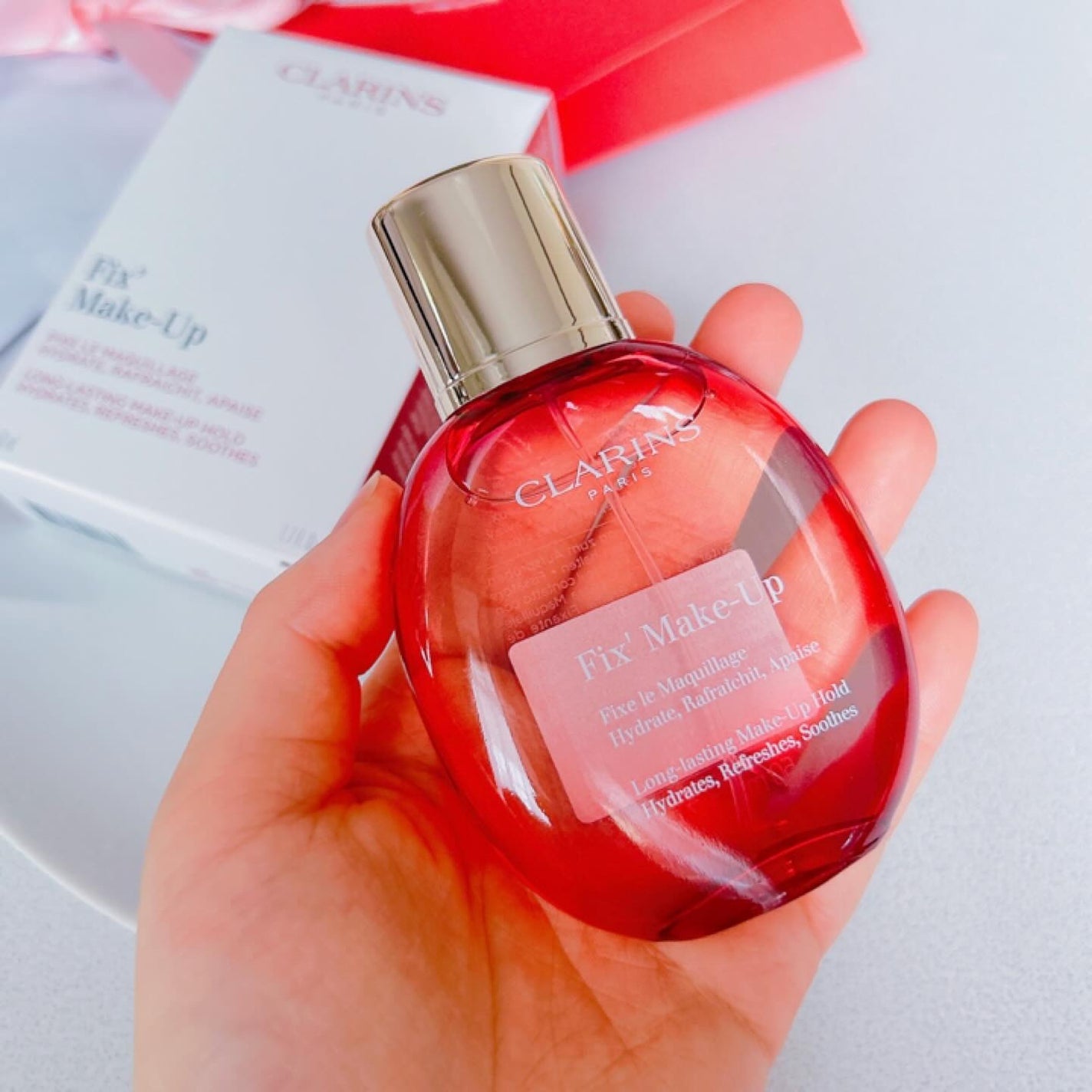 フィックス メイクアップ/CLARINS/ミスト状化粧水を使ったクチコミ(2枚目)