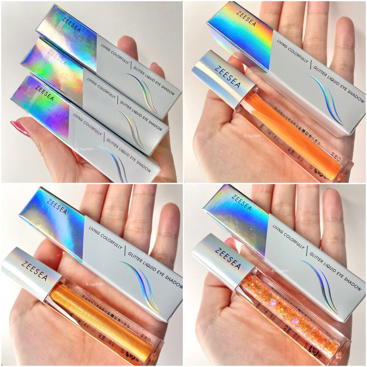 ダイヤモンドシリーズ 星空リキッドアイシャドウ/ZEESEA/リキッドアイシャドウを使ったクチコミ（3枚目）