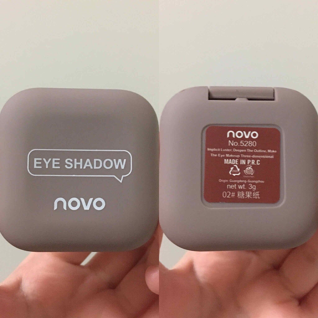 アイシャドウ/NOVO/単色アイシャドウを使ったクチコミ(2枚目)
