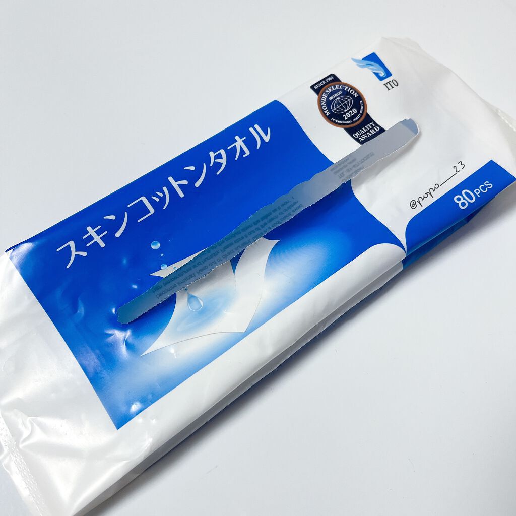 スキンコットンタオル/ITO/クレンジングタオルを使ったクチコミ（1枚目）