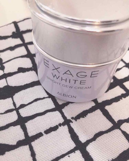 エクサージュホワイト ブライトデュウ クリーム/ALBION/フェイスクリームを使ったクチコミ(1枚目)