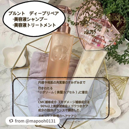 プルント ディープリペア美容液シャンプー/トリートメント/Purunt./市販シャンプーを使ったクチコミ(1枚目)