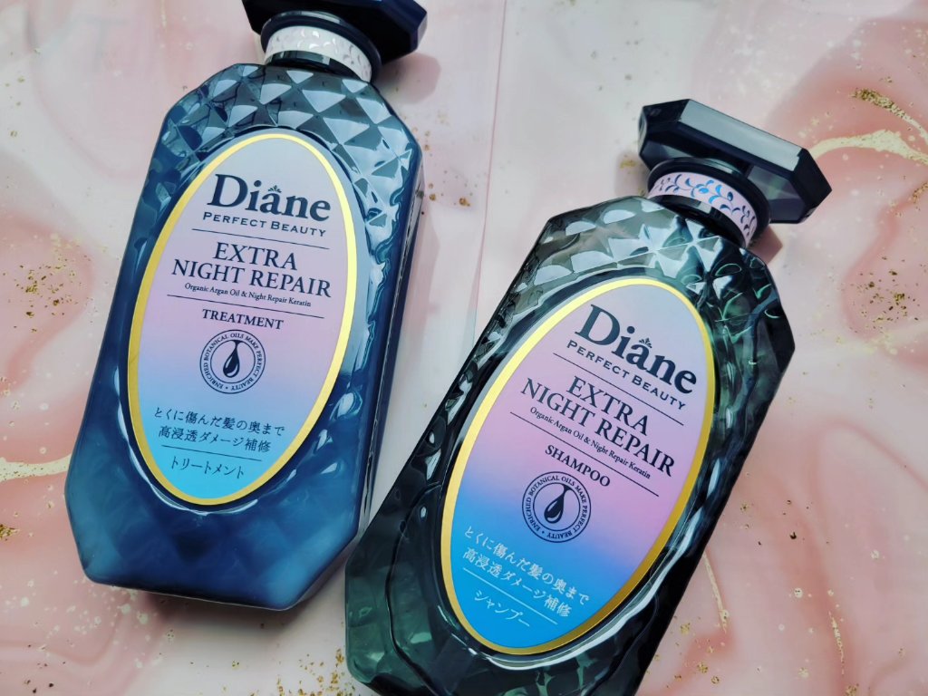 エクストラナイトリペア シャンプー＆トリートメント シャンプー 本体 450ml/ダイアン/市販シャンプーを使ったクチコミ（1枚目）