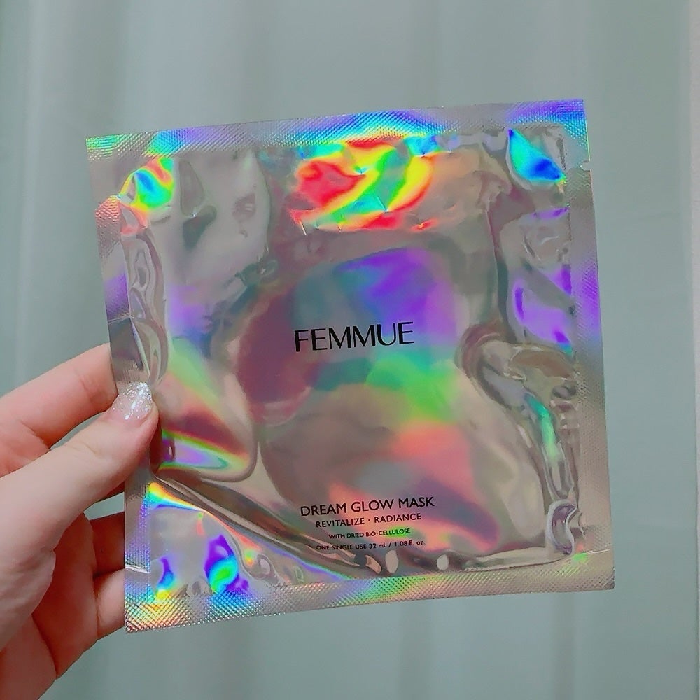 ドリームグロウマスク RR(透明感・キメ)/FEMMUE/シートマスク・パックを使ったクチコミ(7枚目)