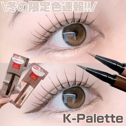 1DAY TATTOO リキッドアイライナー/K-パレット/リキッドアイライナーを使ったクチコミ(1枚目)