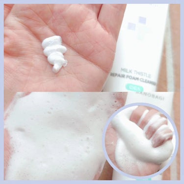 ミルクシスルリペアシカフォームクレンザー プラス/BANOBAGI/洗顔フォームを使ったクチコミ（8枚目）
