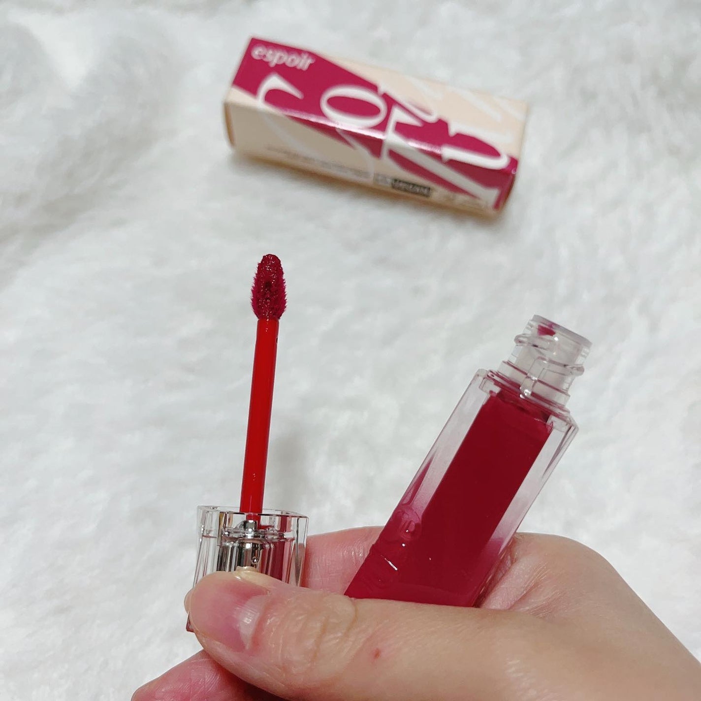 クチュールリップティントグレイズ/espoir/リップティントを使ったクチコミ(2枚目)