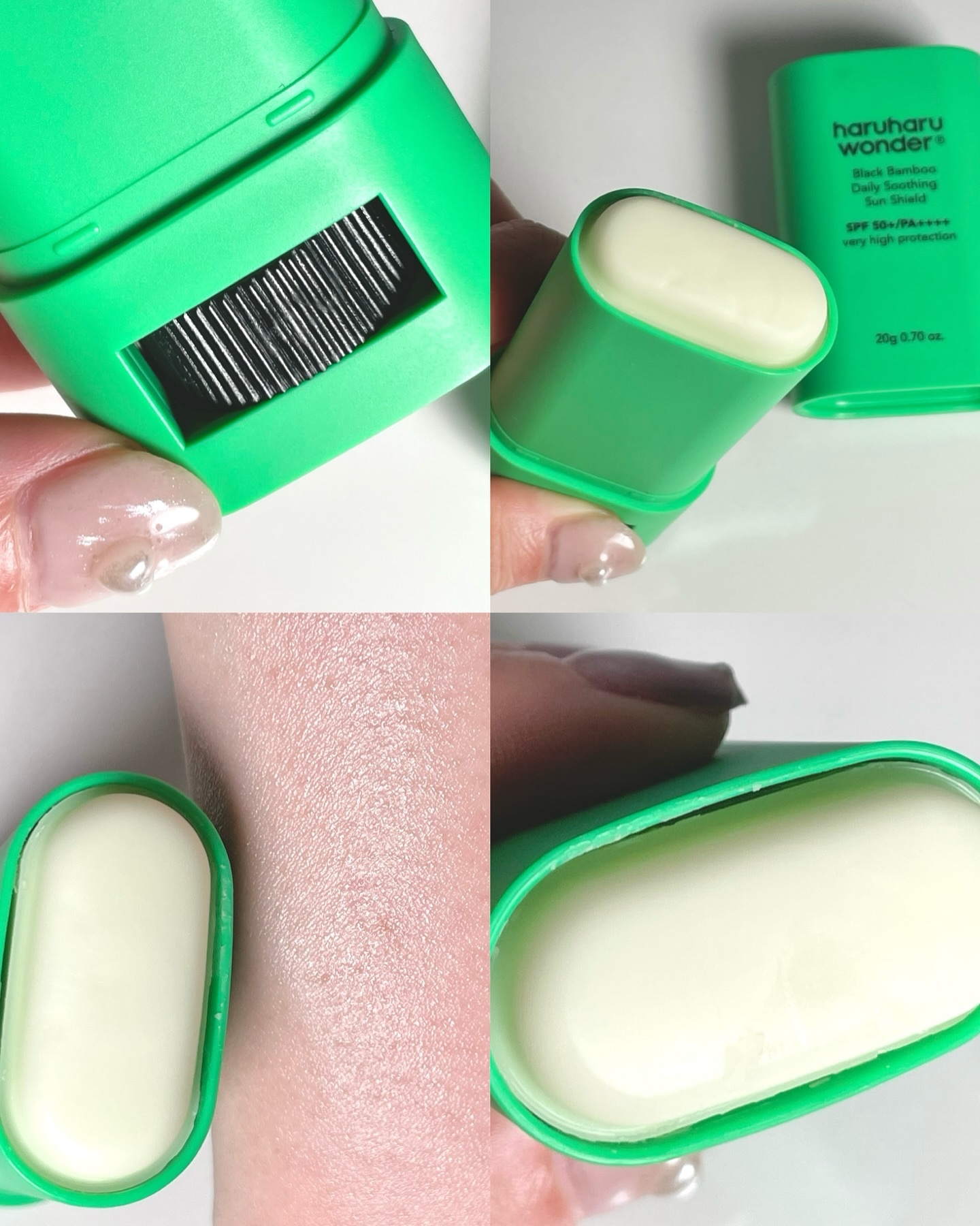 ブラックライスモイスチャーエアリーフィットデイリーサンスクリーン/haruharu wonder/日焼け止めクリームを使ったクチコミ（3枚目）