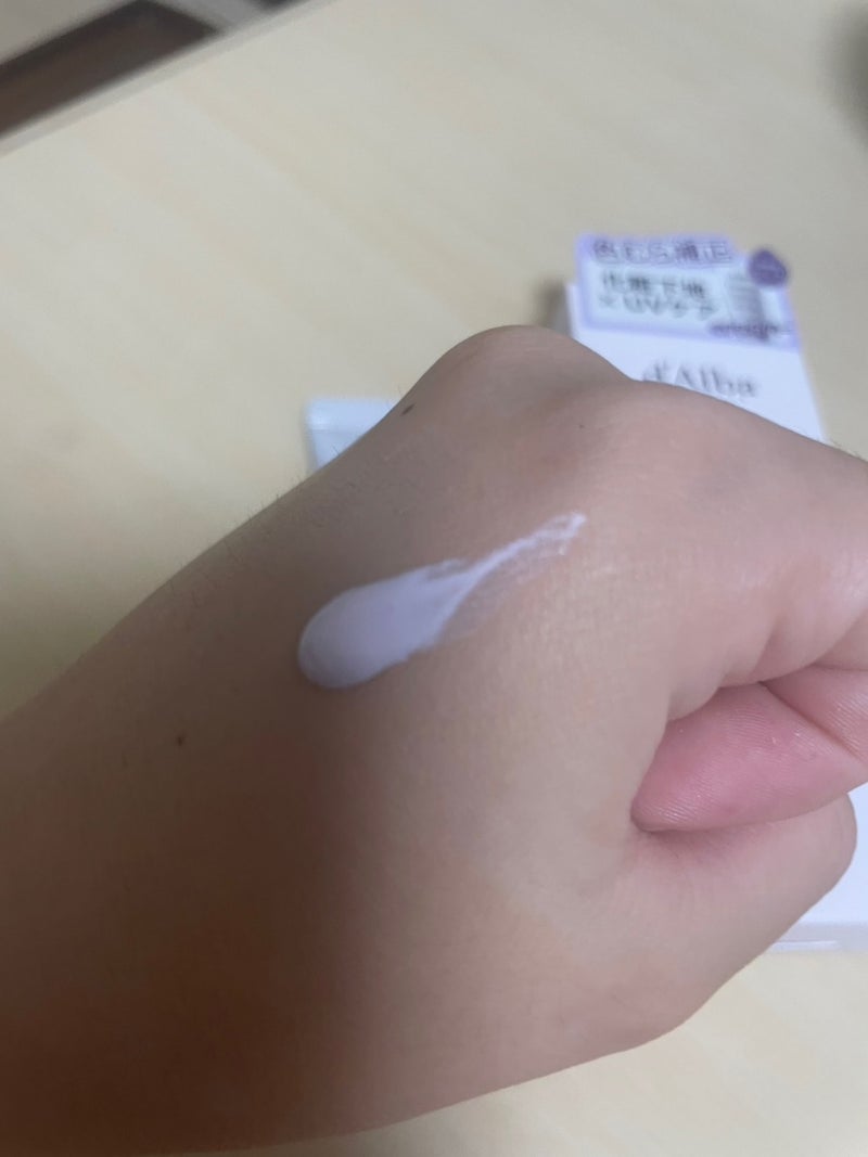 ダルバ ウォータフル トーンアップ サンクリーム(パープル)/ダルバ/日焼け止めクリームを使ったクチコミ(6枚目)