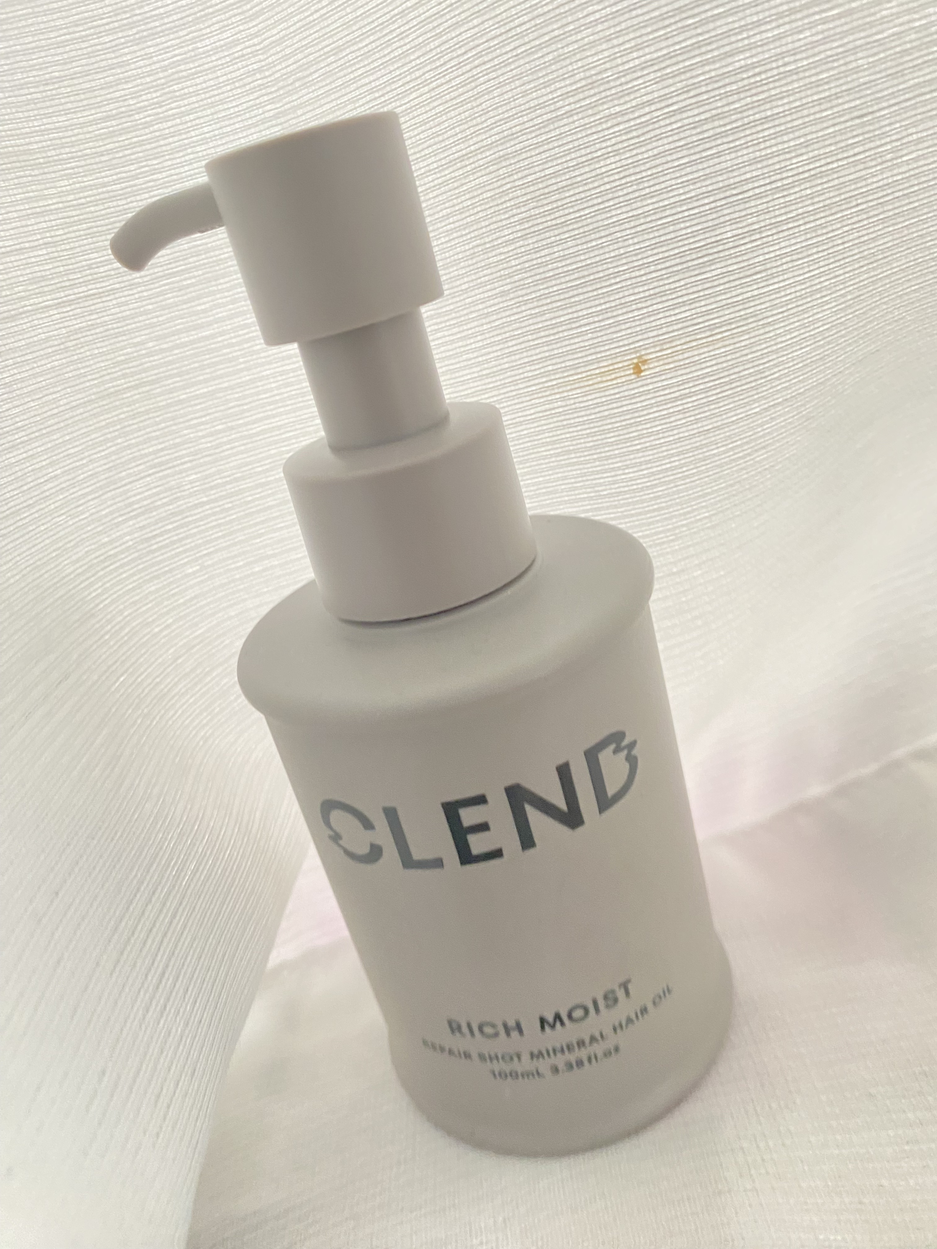 クレンド リッチモイスト リペアショット ミネラル ヘアオイル/CLEND/ヘアオイルを使ったクチコミ（1枚目）