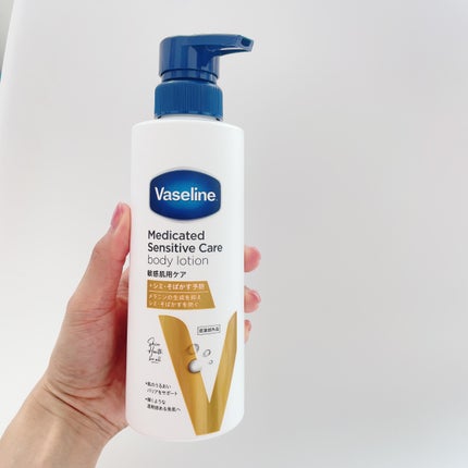 メディケイティッド センシティブケア ボディローション 美肌ケア【医薬部外品】/ヴァセリン/ボディローションを使ったクチコミ(2枚目)