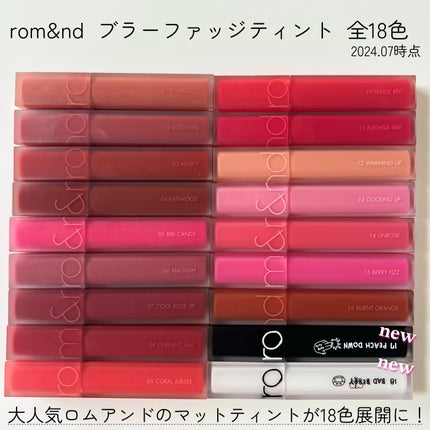 rom&nd ブラーファッジティント/rom&nd/リップティントを使ったクチコミ(2枚目)