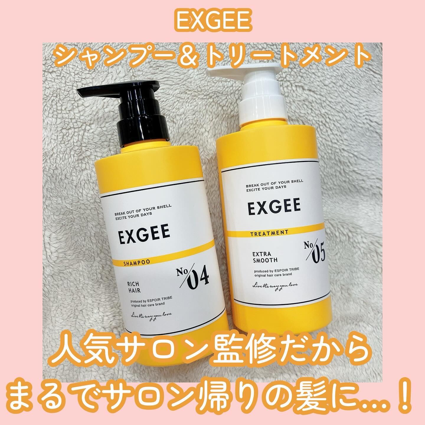 エグジー シャンプー／トリートメント トリートメント 400g/EXGEE/市販シャンプーを使ったクチコミ（1枚目）