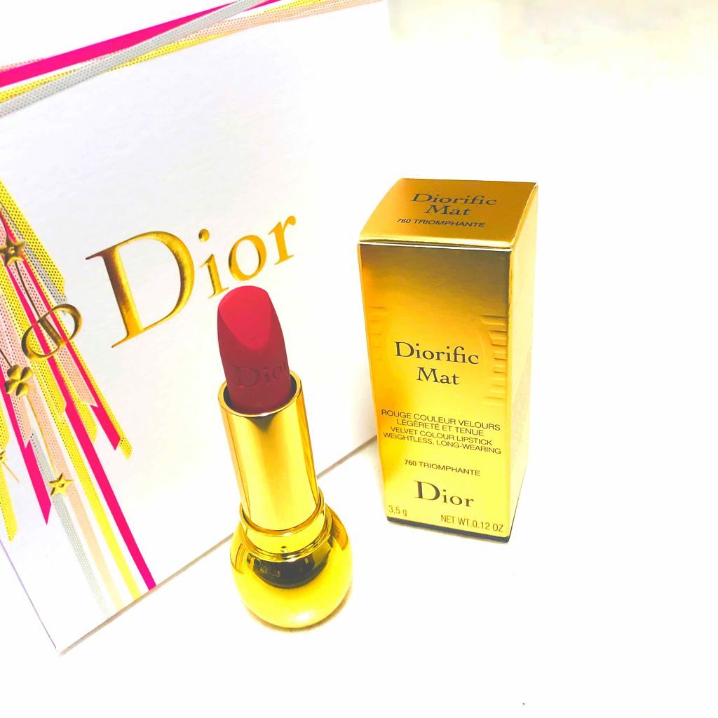 ディオリフィック ベルベット タッチ リップスティック/Dior/口紅を使ったクチコミ(1枚目)