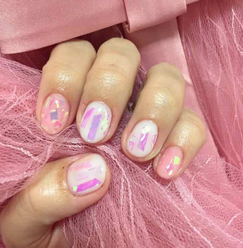 ジェルネイル(ライト対応)/セリア/ジェルネイルを使ったクチコミ(1枚目)