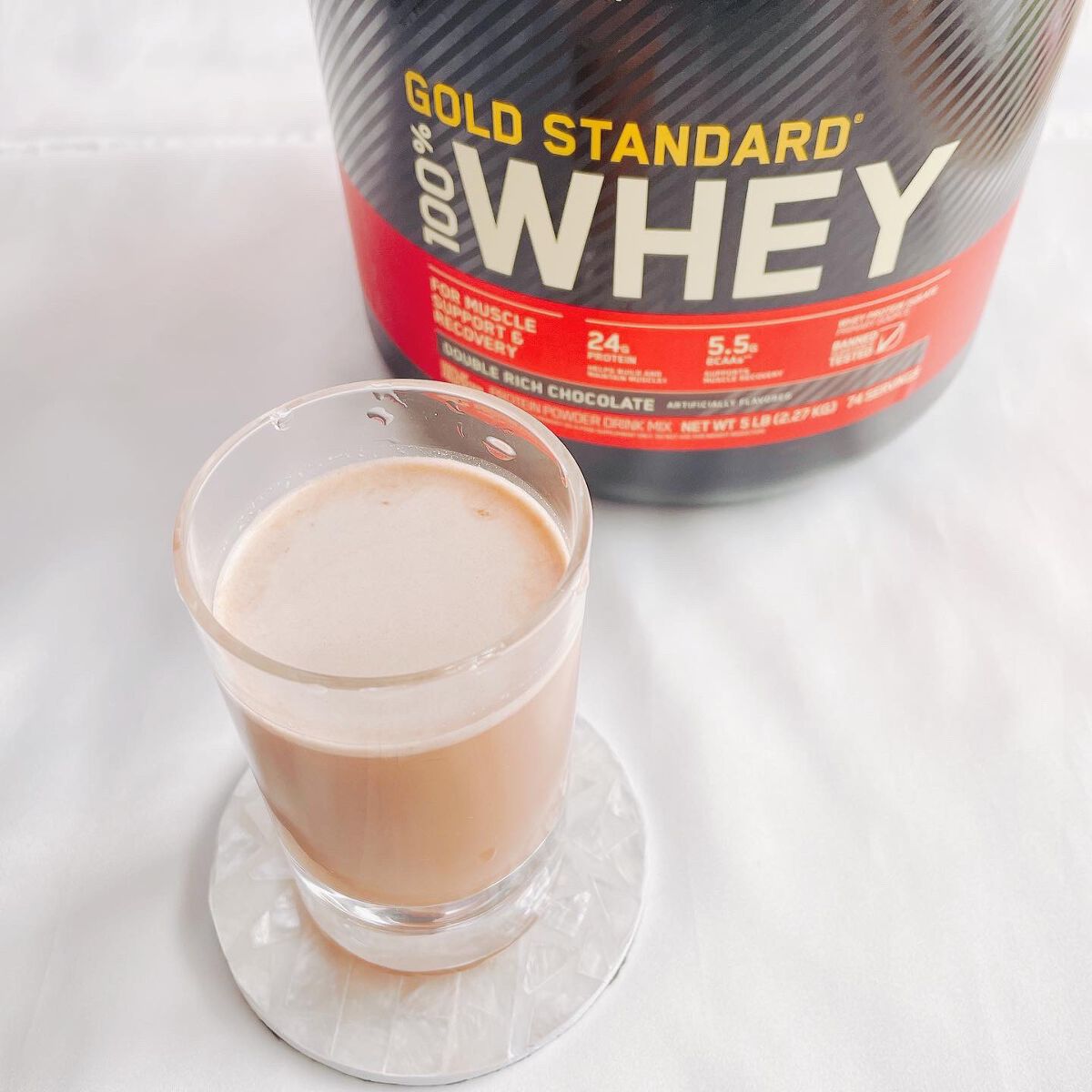 ゴールドスタンダード ホエイプロテイン/ゴールドスタンダード/ホエイプロテインを使ったクチコミ（3枚目）