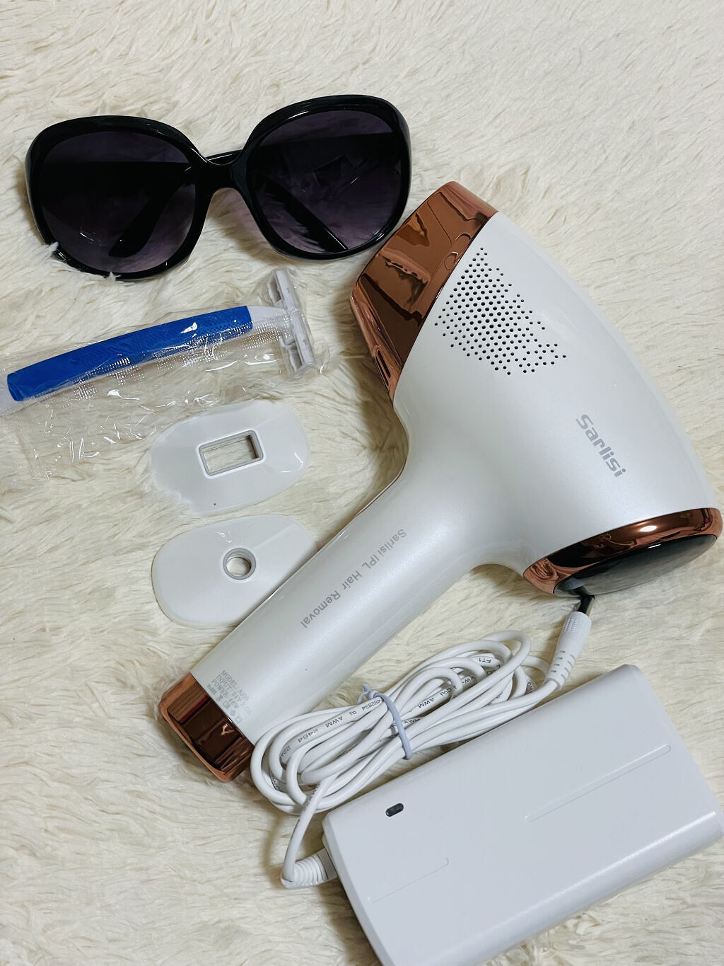 Sarlisi サファイア冷却 脱毛器 ムダ毛ケアのクチコミ「Sarlisi 
脱毛器 サファイア冷感脱毛器 



新型モデル登場！！




〜サファイ.....」（2枚目）