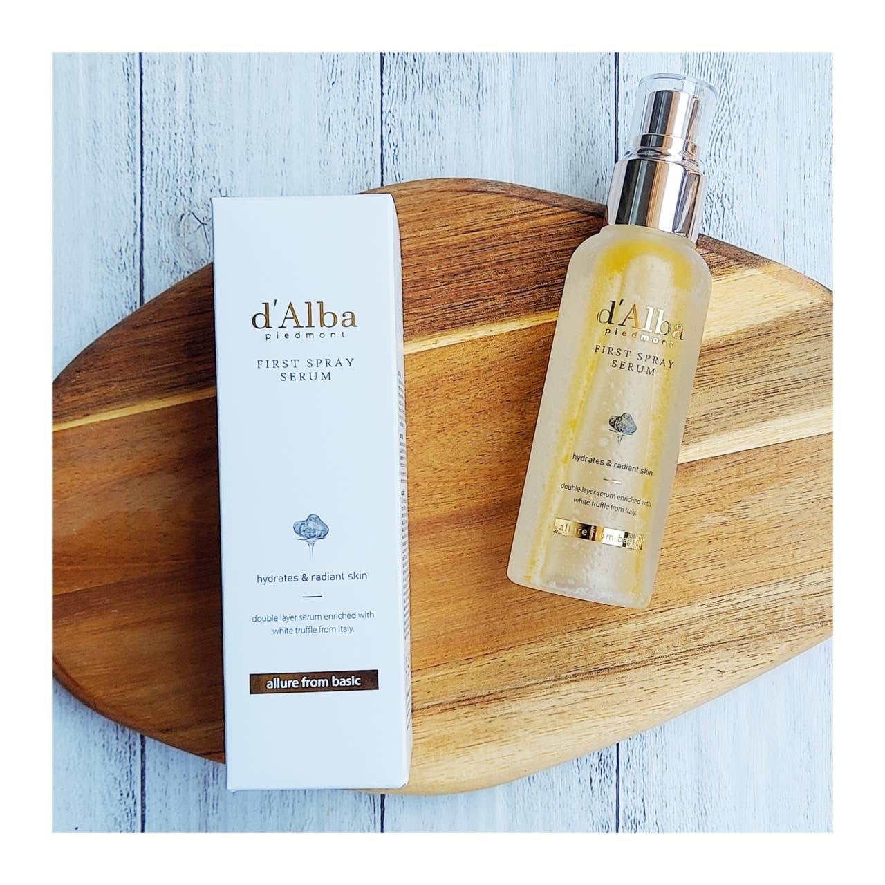 ダルバ ホワイトトリュフファーストスプレーセラム/ダルバ/ミスト状化粧水を使ったクチコミ(1枚目)