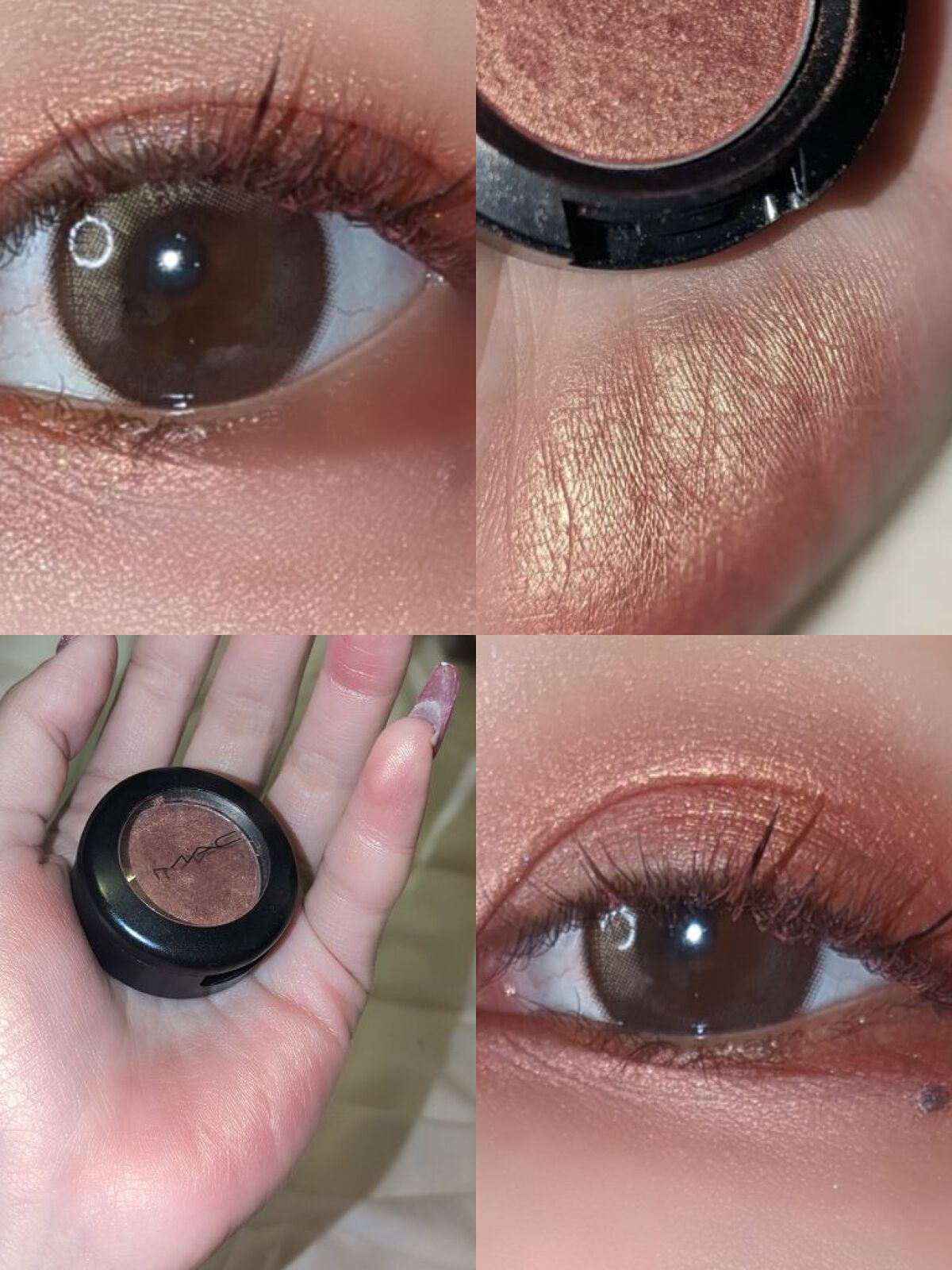 スモール アイシャドウ エクスペンシブ ピンク/M・A・C/単色アイシャドウを使ったクチコミ（1枚目）