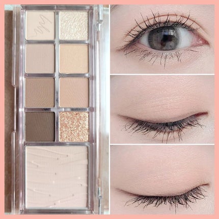 ミックスブラーリングアイパレット/wakemake/マルチパレットを使ったクチコミ(7枚目)