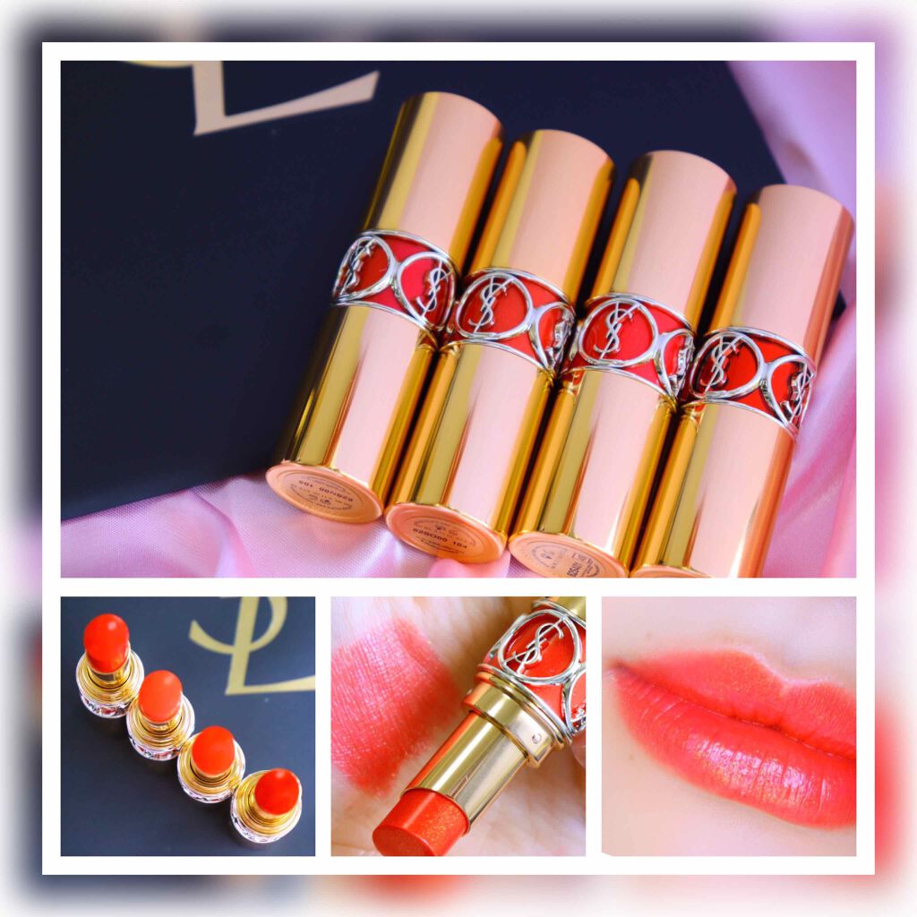 ルージュ ヴォリュプテ シャイン/YVES SAINT LAURENT BEAUTE/口紅を使ったクチコミ(1枚目)