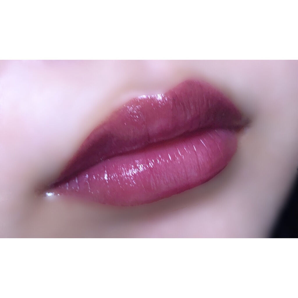 マージングカラーリップブラッシュ EX02 Magnolia Mauve/LUNASOL/口紅を使ったクチコミ（3枚目）