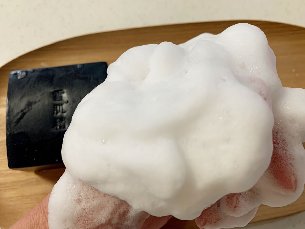 エッセンス ソープ/雪肌精/洗顔石鹸を使ったクチコミ（2枚目）