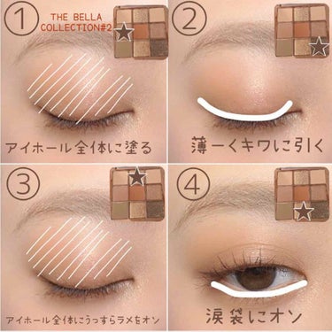 The Bella collection eyeshadow palette/CELEFIT/アイシャドウパレットを使ったクチコミ（2枚目）