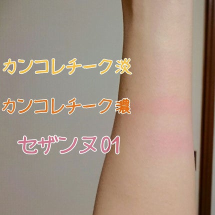 ナチュラル チークN/CEZANNE/パウダーチークを使ったクチコミ(2枚目)