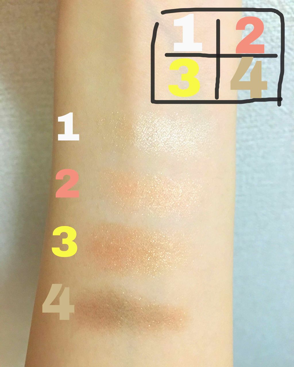 スキニーリッチシャドウ/excel/アイシャドウパレットを使ったクチコミ（2枚目）