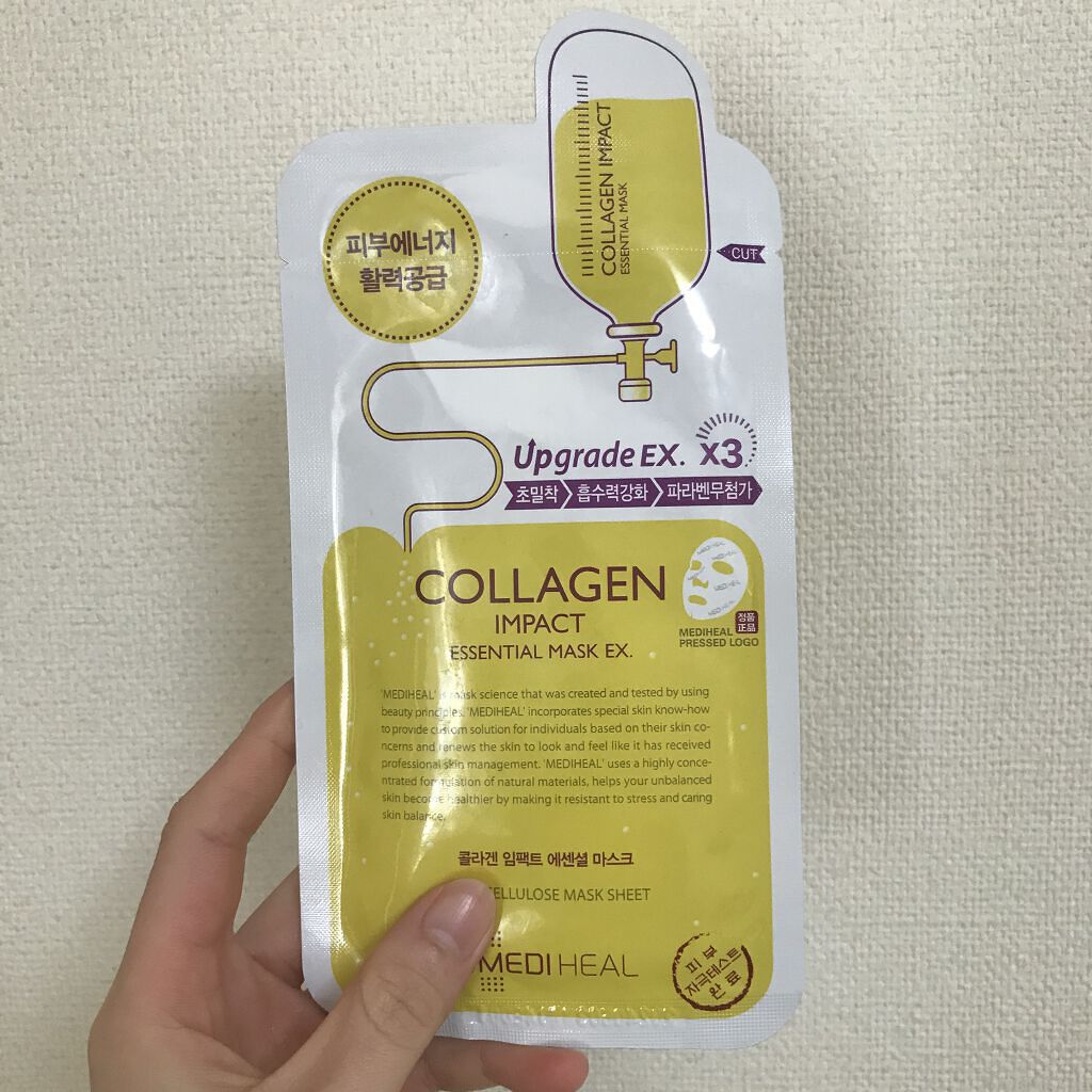 コラーゲン インパクト エッセンシャルマスクEX/MEDIHEAL/シートマスク・パックを使ったクチコミ（1枚目）