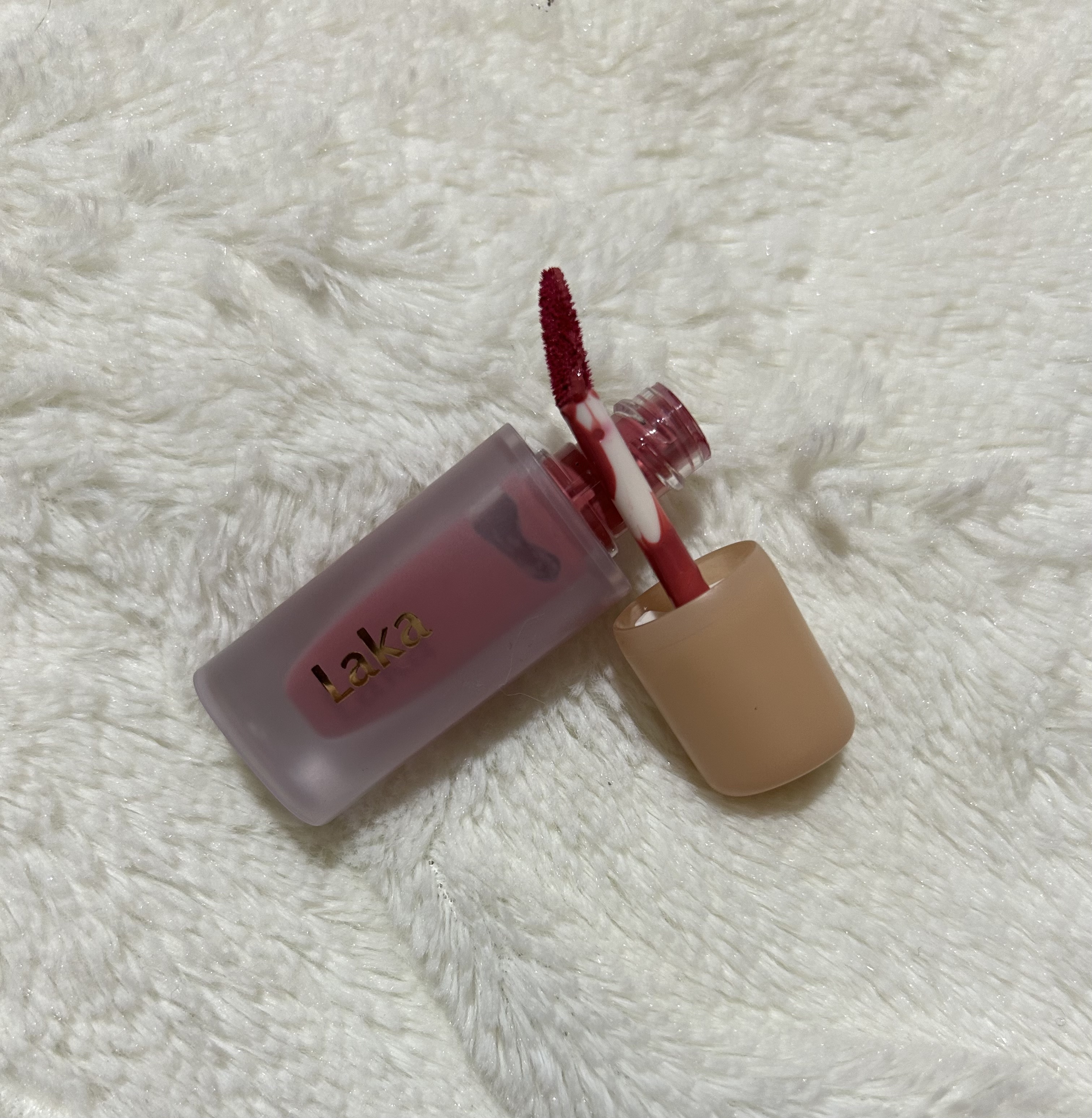 フルーティーグラムティント/Laka/リップティントを使ったクチコミ（2枚目）