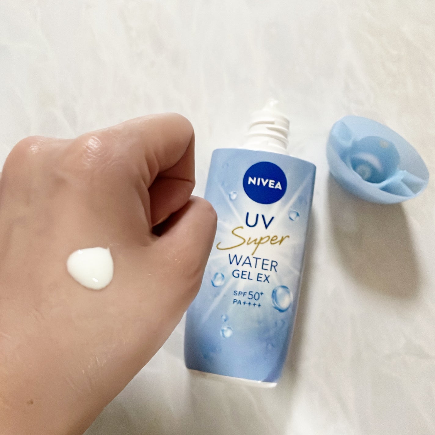 ニベアUV ウォータージェルEX/ニベア/日焼け止めジェルを使ったクチコミ(7枚目)