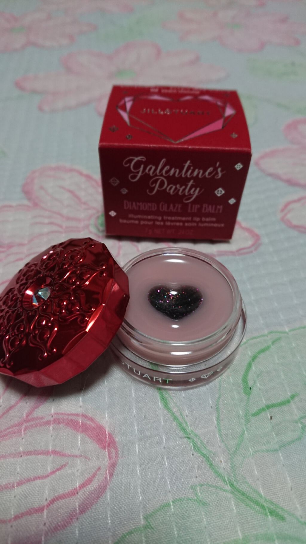 ギャレンタインズパーティー ダイヤモンド グレイズ リップバーム/JILL STUART/リップバームを使ったクチコミ（3枚目）