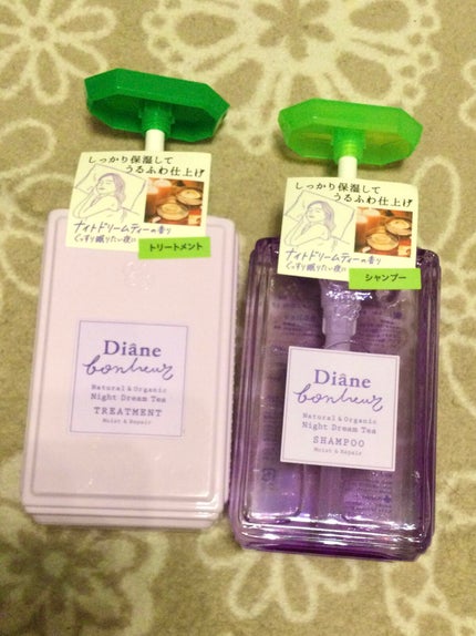 ダイアンボヌール モイスト&リペア シャンプー/トリートメント ナイトドリームティーの香り/ダイアン/市販シャンプーを使ったクチコミ(1枚目)