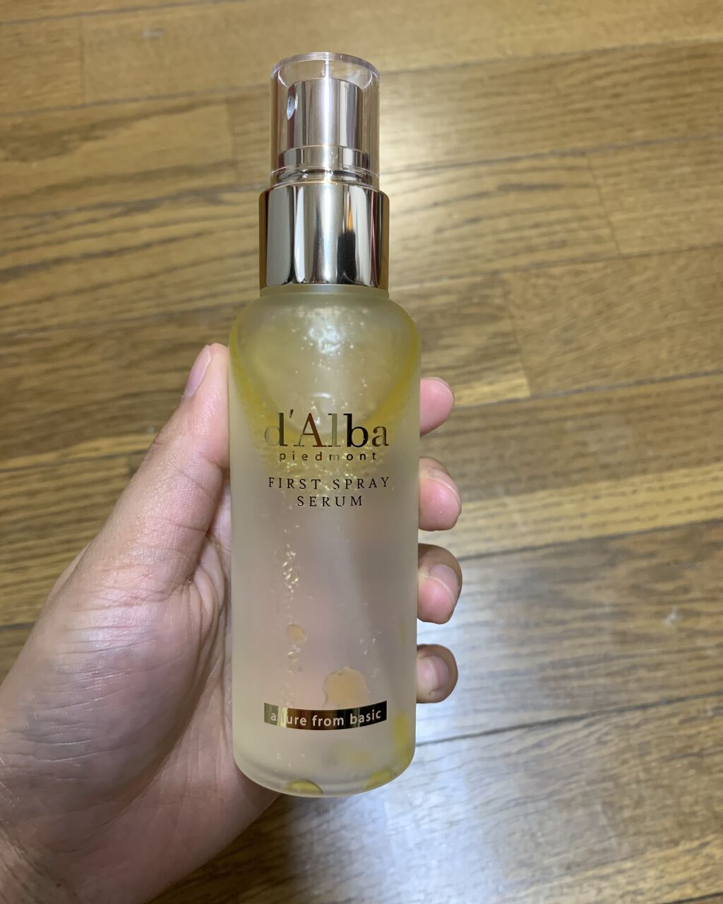 ダルバ ホワイトトリュフファーストスプレーセラム/ダルバ/ミスト状化粧水を使ったクチコミ（2枚目）