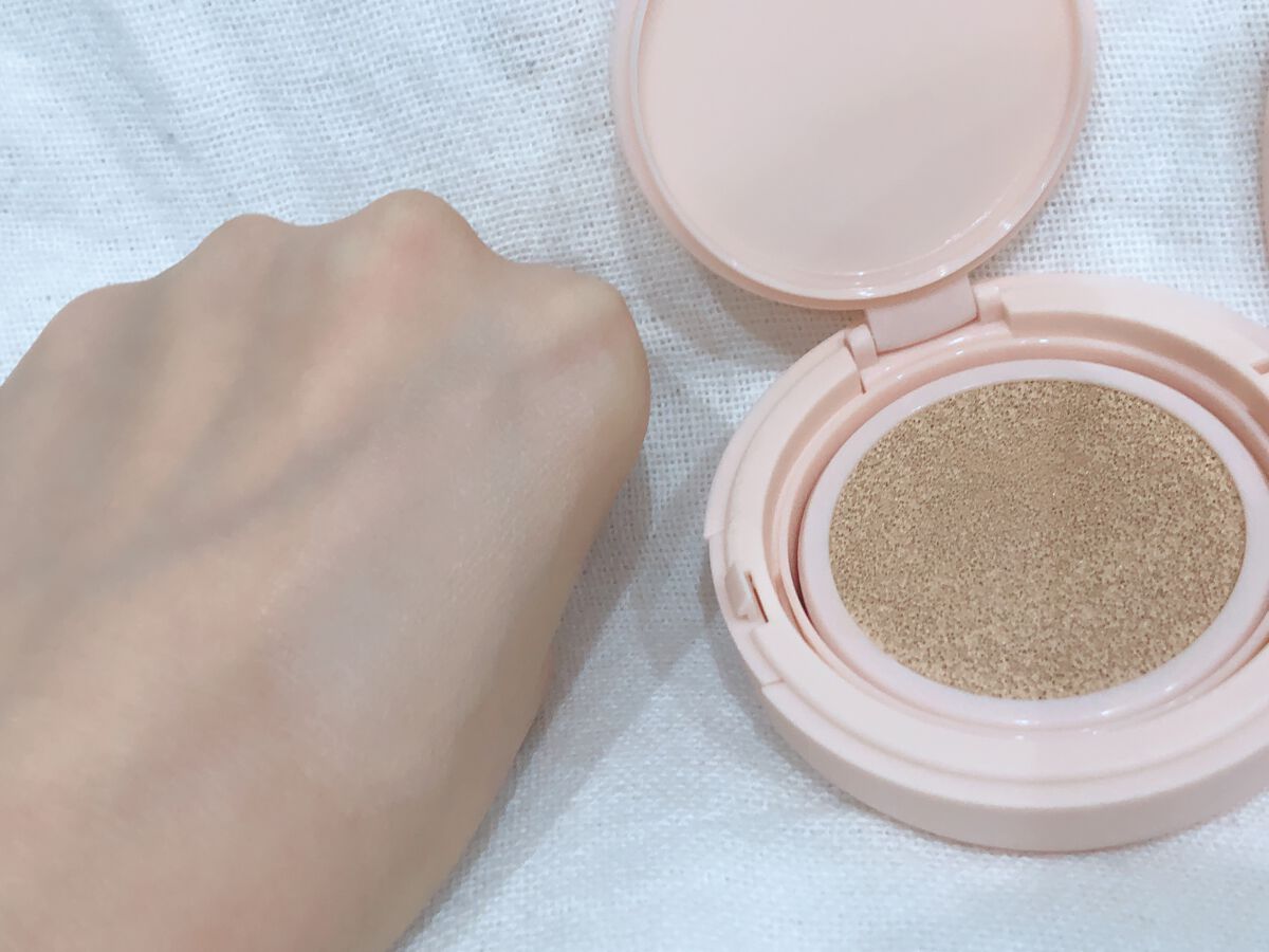 マット クッションファンデーション 02ナチュラル/Kirei&co./クッションファンデーションを使ったクチコミ（1枚目）